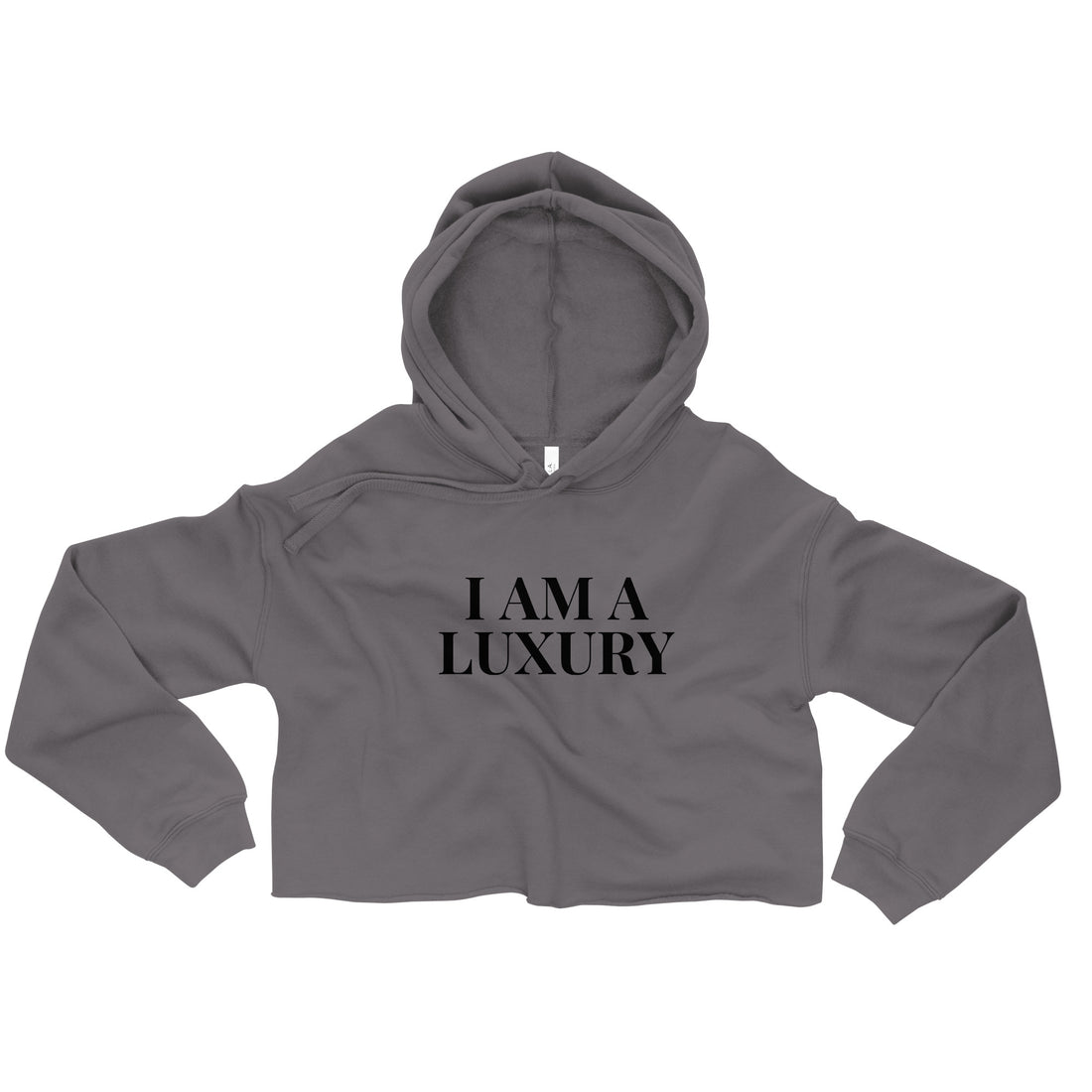I AM A LUXURY Crop Hoodie