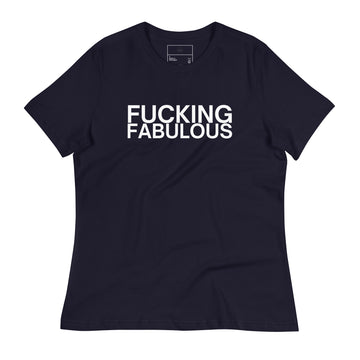 FUCKING FABULOUS Women's Relaxed Black T-Shirt