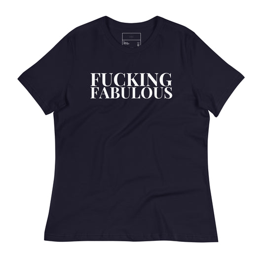 FUCKING FABULOUS Women's Relaxed Black T-Shirt
