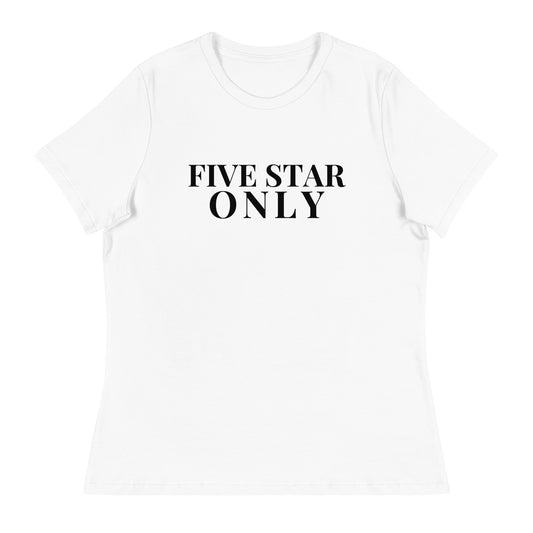 FIVE STAR ONLY Women's Relaxed T-Shirt